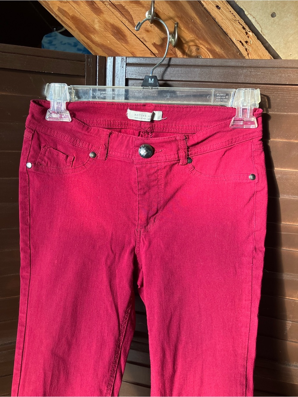 Active Life Women's Fuchsia Skinny Jeans